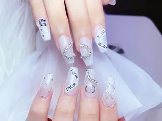 ロング princess👑 木戸　唯のネイルデザイン