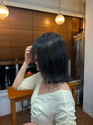 ミディアム 【CITA】 竹田　南生のヘアスタイル