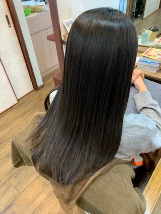 ロング パーマ 大人女子&髪改善専門 Nobuフリーランスのヘアスタイル