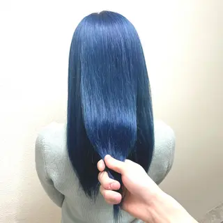 ミディアム カラー パーマ ヘアアレンジ メンズ キッズ ネイル マツエク・マツパ 切りっぱなしヘアボブ ミディアムヘアRYOのヘアスタイル