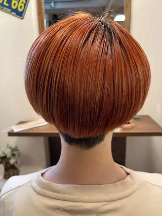 ショート カラー liL  hair サトウリョウタのヘアスタイル