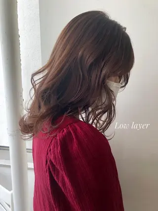 セミロング ✨透明感ケアカラー✨ 長野ゆきなのヘアスタイル