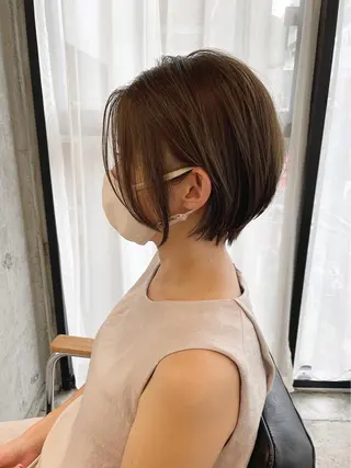 ショート カラー 【ショートカット 美髪矯正】今井隆太のヘアスタイル