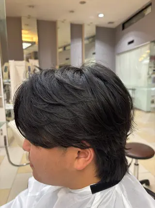 パーマ メンズ 🦖透明感カラー 🦖三橋広空のヘアスタイル