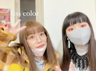 セミロング カラー kohatsu こはっちゃんのヘアスタイル