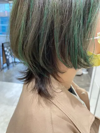 ショート カラー 髪質改善ストレート 🌈似合わせカットのヘアスタイル