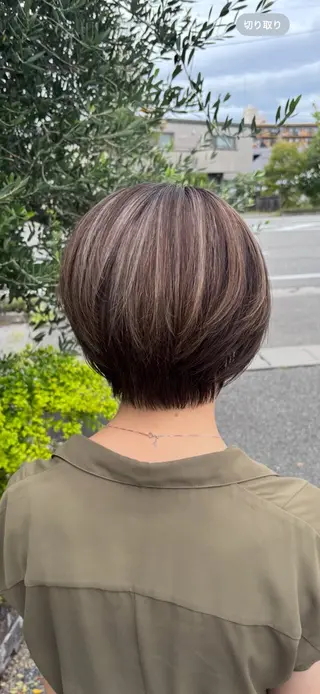 ショート hair roomShe'rie所属・中見 香織のヘアスタイル