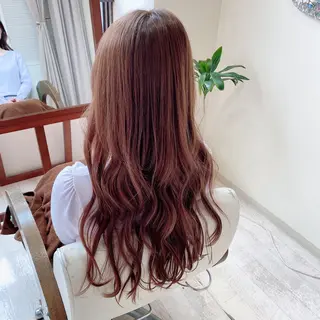 カラー CLUTCH/顔周り 髪質改善/艶カラーのヘアスタイル