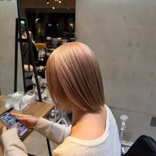 ショート カラー ⚜️ブリーチ× 透明感✨Hayatoのヘアスタイル