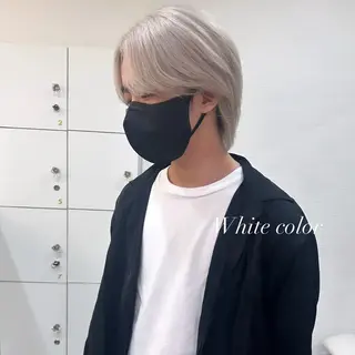 カラー メンズ りん🌷︎名古屋 ブリーチカラーのヘアスタイル