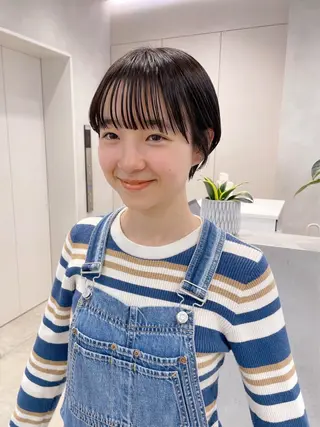 ショート 青木 優歩のヘアスタイル