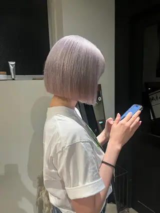 ショート miyabi🌙 大阪／梅田ヘアカラーのヘアスタイル