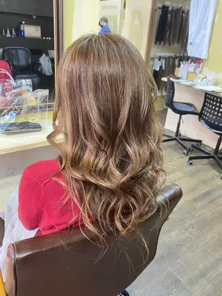 ロング カラー 🎀艶ブリーチカラー 🎀Fan.🎀秋山のヘアスタイル