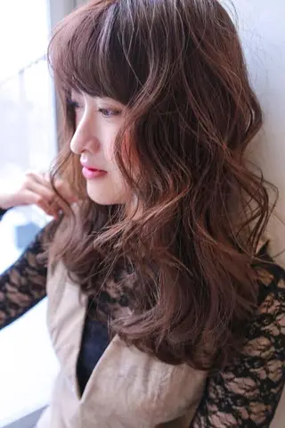 ミディアム カラー トップスタイリスト 💙藤原 純のヘアスタイル