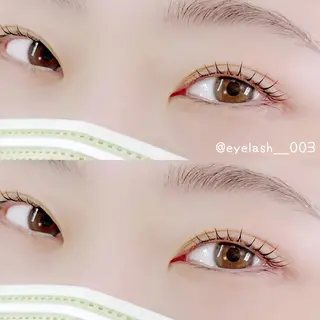 マツエク・マツパ Eyelash 003のマツエク・マツパデザイン