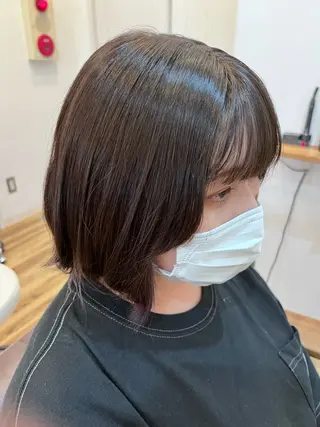 ミディアム カラー 🐰ハイトーンカラー 畠山 渡🐰のヘアスタイル