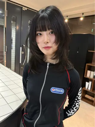 ロング 宮嶋 蓮のヘアスタイル
