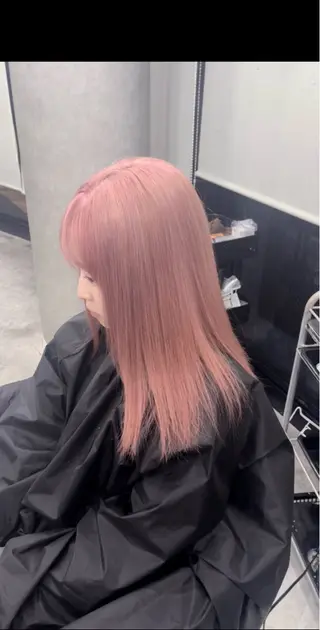 ロング カラー 縮毛矯正モデル 募集中Yuuriのヘアスタイル