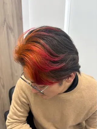 カラー メンズ Nail &Beauty by UNO伊勢原所属・COCO .のヘアスタイル