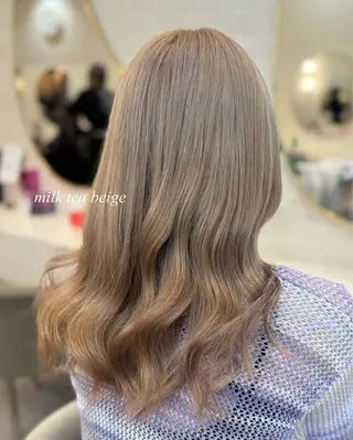 セミロング カラー 【メンズ特化】池袋 韓国スタイル飯塚のヘアスタイル