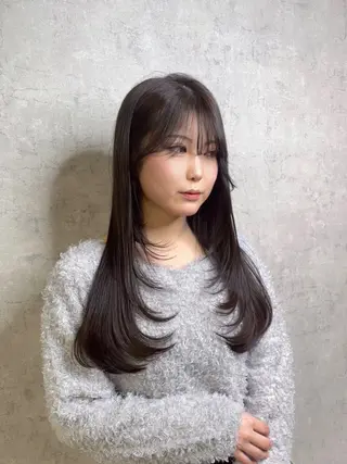 ロング トレンド韓国レイヤー 🇰🇷のんのヘアスタイル