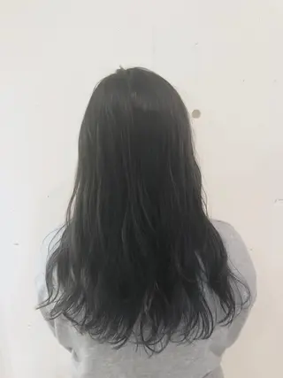セミロング カラー パーマ ヘアアレンジ 【ツヤ髪美容師】 ツダケイスケのヘアスタイル