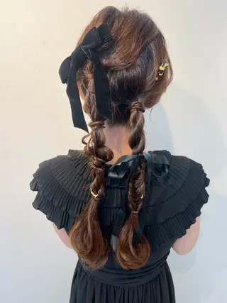 ヘアアレンジ 大人可愛いヘアメイク 💋🧚‍♀️しずかのヘアスタイル