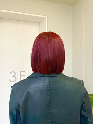 ミディアム カラー ヘアアレンジ stylist ◎RUKI.のヘアスタイル