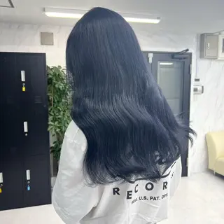 ロング カラー シールエクステ特化 ハイトーン、NANAのヘアスタイル