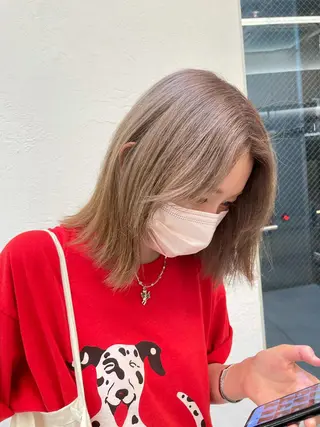ミディアム カラー 怪我のため6月末 復帰予定田中瑞希🍃のヘアスタイル