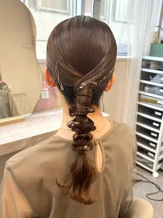 ミディアム Mila misakiのヘアスタイル
