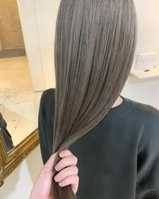 ロング ダブルカラー/透明感 💈JUNYA💈のヘアスタイル