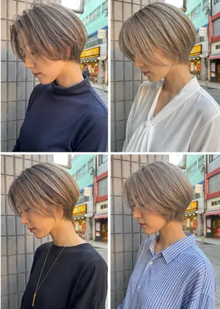 ショート FACE。 石川町のヘアスタイル