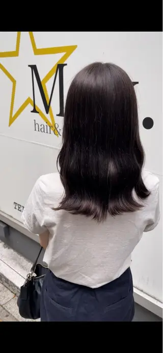 セミロング カラー ヘアアレンジ レディースカット 募集/今間 海音のヘアスタイル