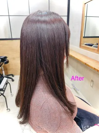 ロング カラー たなか なおのヘアスタイル