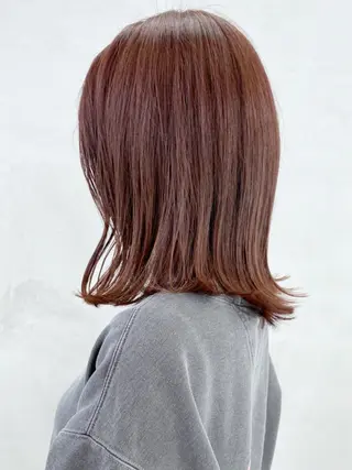 ミディアム カラー パーマ ヘアアレンジ ITbyALBUM 中野店のヘアスタイル