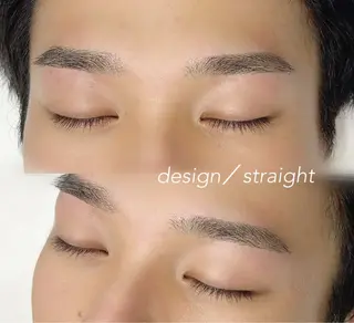 メンズ アイブロウ WHITE LASH yuiのマツエク・マツパデザイン