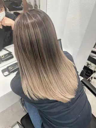 ミディアム カラー JILBLAN京都 ショート/ハイライトのヘアスタイル