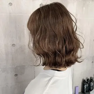 ミディアム カラー パーマ ヘアアレンジ メンズ ネイル キッズ マツエク・マツパ カラー特化サロン Eir心斎橋のヘアスタイル