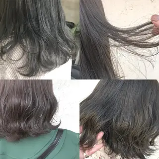 ミディアム カラー パーマ ヘアアレンジ メンズ キッズ ネイル マツエク・マツパ 艶髪育成サロン 京橋　shinのヘアスタイル
