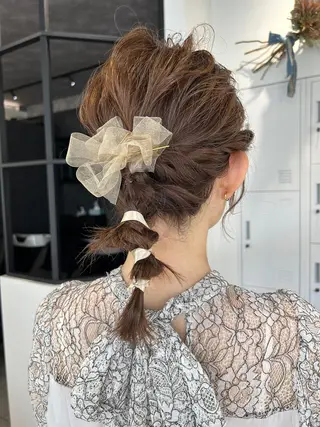 ヘアアレンジ 河野いずみ レイヤー/ボブ 🤍のヘアスタイル