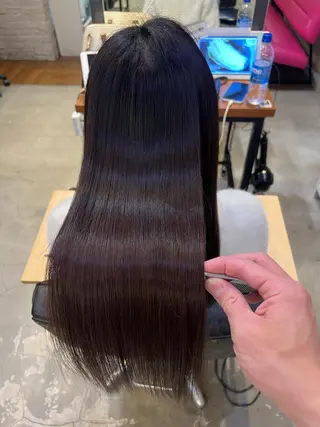 ロング カラー ✨縮毛矯正/髪質改善 錦糸町/松坂拓馬のヘアスタイル