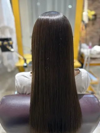 ロング 縮毛矯正／レイヤー／ 🌼mizukiのヘアスタイル