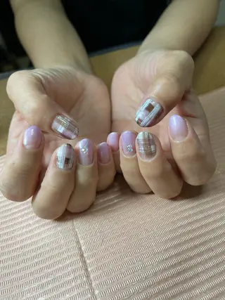 ショート aki_orenge nailのネイルデザイン