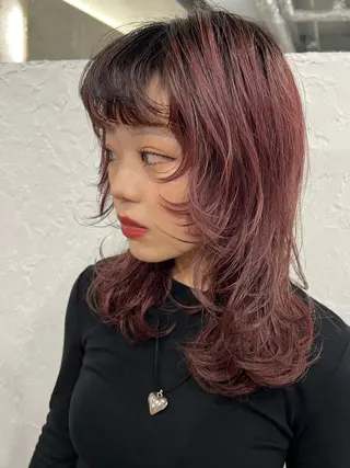 ロング カラー eim AYUKAのヘアスタイル