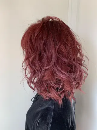ミディアム カラー WEST OLAND 安藤のヘアスタイル