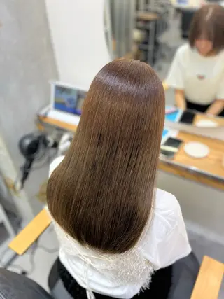 セミロング 冨田 悠稀/ 髪質改善カラー🫧のヘアスタイル