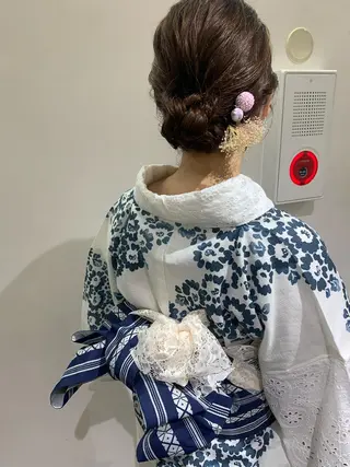ヘアアレンジ デジタルパーマ🫧 韓国風ヘア🫧サクラのヘアスタイル