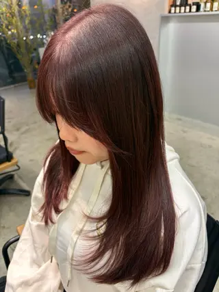 ロング カラー 艶髪∕髪質改善カラー 👑ＫＹＯＫＡのヘアスタイル