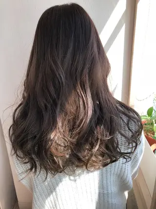 セミロング カラー 【1日2名様限定】 AFLOAT白川雄副のヘアスタイル